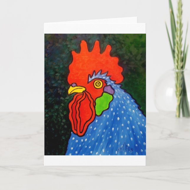 Blue Rooster 14 Card (Front)