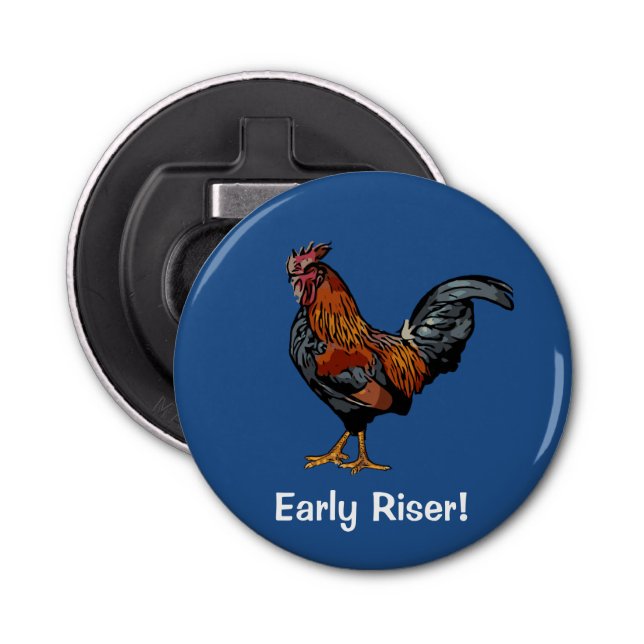 Blue Rooster Bottle Opener (Front)