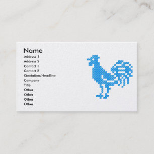 Blue Rooster Business Card