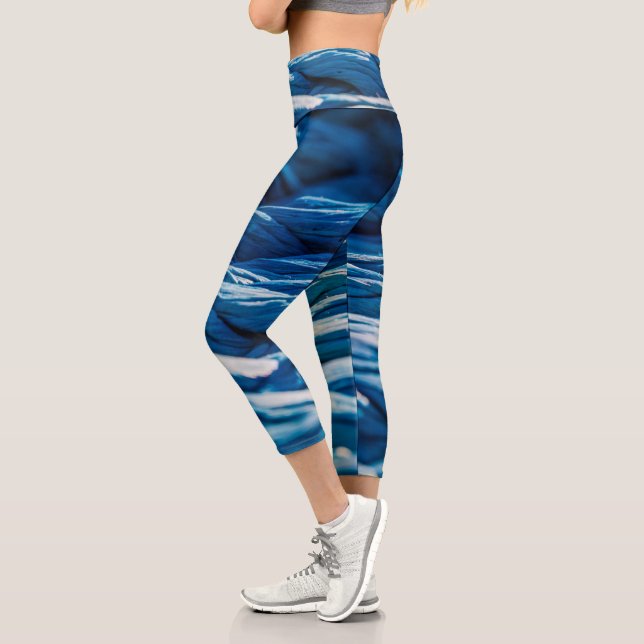 Blue Rope Capri Leggings (Left)