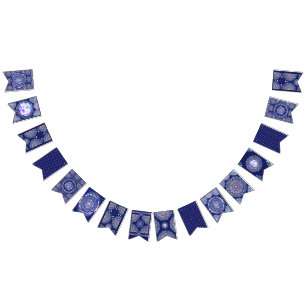 Blue Rosace Bunting
