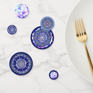 Blue Rosace  Confetti