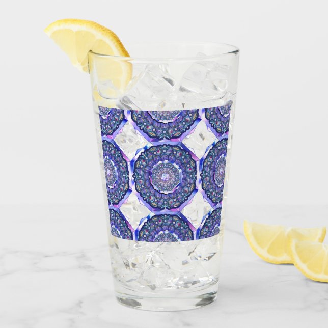 Blue Rosace Glass (Front Ice)