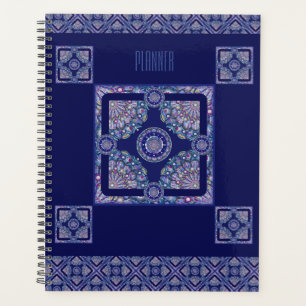 Blue Rosace Planner