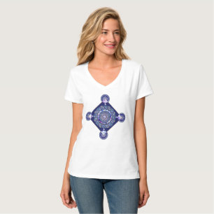 Blue Rosace T-Shirt