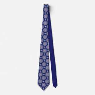 Blue Rosace Tie