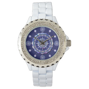 Blue Rosace Watch