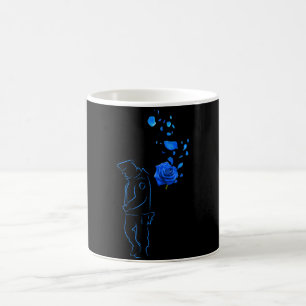 Blue Rose And Police Veteran Day Gift For Police Coffee Mug