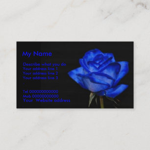Blue Rose Business Card