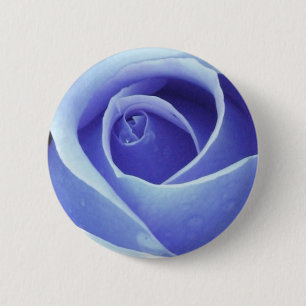 Blue Rose Button