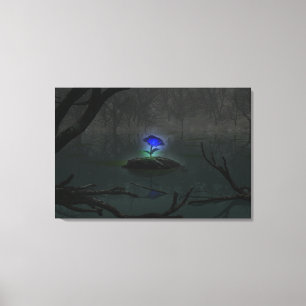 Blue Rose Canvas Print