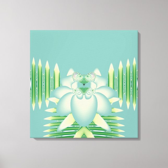 Blue Rose Canvas Print (Front)