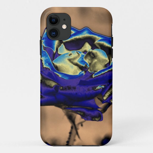 Blue Rose Case-Mate iPhone Case (Back)