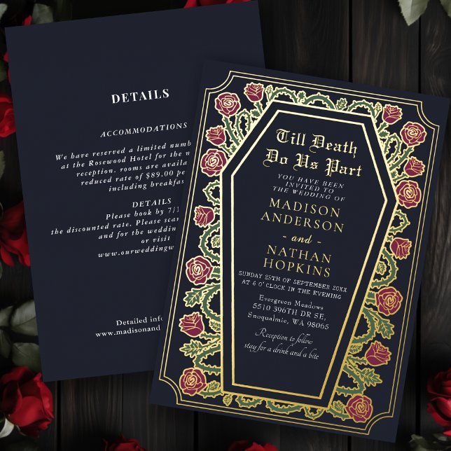 Blue Rose Coffin Gothic Wedding All in one (Creator Uploaded)