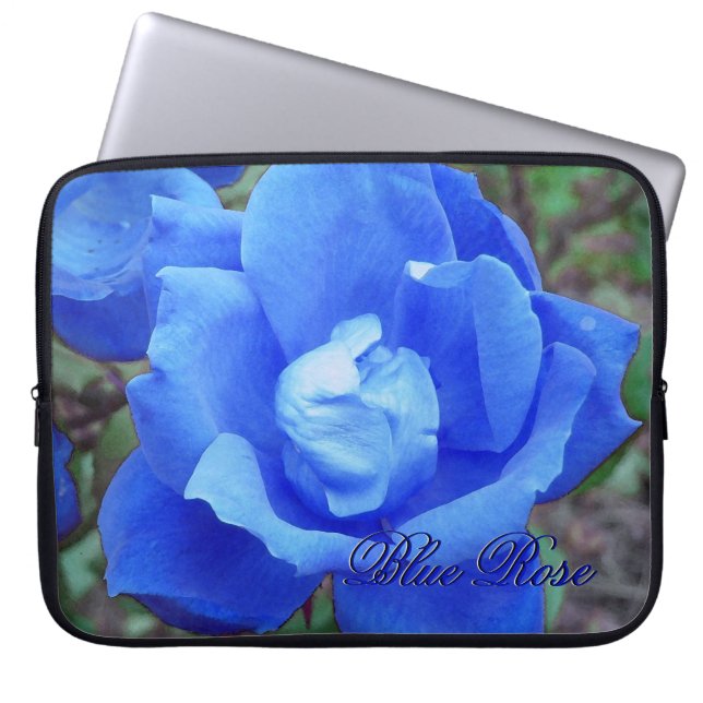 Blue Rose Digital Photo Electronics Sleeves (Front)