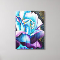 Blue Rose gothic original art