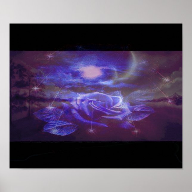 Blue Rose in the Sky  Poster (Front)