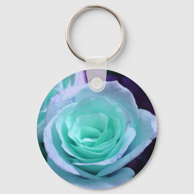 Blue Rose Key Ring (Front)