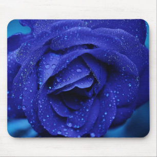 Blue Rose Mouse Mat