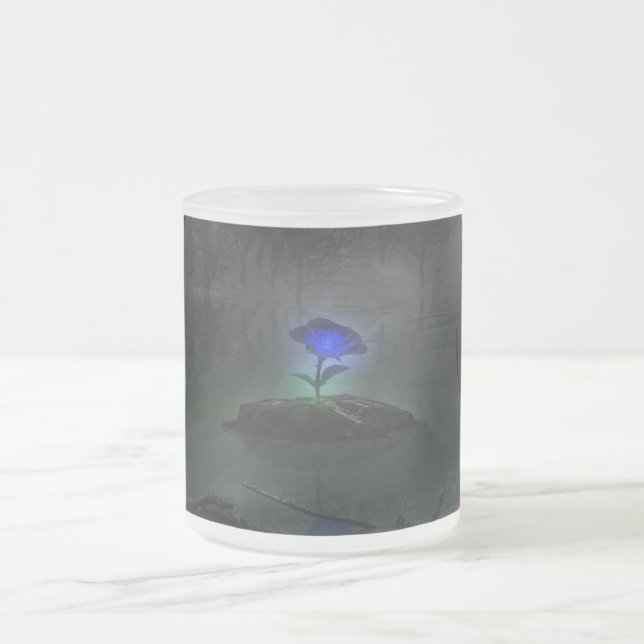 Blue Rose Mug (Center)