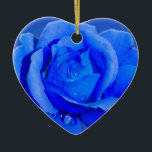 Blue Rose Ornament Personalised Rose Decorations<br><div class="desc">Romantic Rose Ornaments Personalised Holiday Blue Rose Classic Flower Decorations Your Name Here Sympathy Keepsake Wedding Keepsake Customisable Romantic Blue Rose Christmas Ornaments, Rose Gifts Hanukkah Neutral Holiday Decorations Rose Ornaments Keepsakes & Gifts for Weddings Anniversary I Love You Any Day Blue Rose Decorations for Friend Family Men Women Kids...</div>