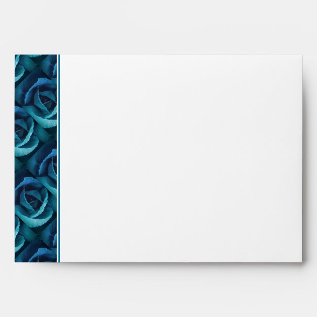 BLUE ROSE Personalised Business Envelope (Front)