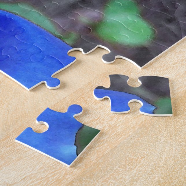 Blue Rose Photo Puzzle (Side)