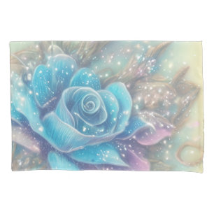 Blue Rose Pillowcase