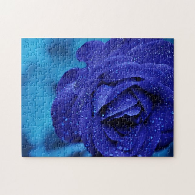 Blue Rose Puzzle (Horizontal)