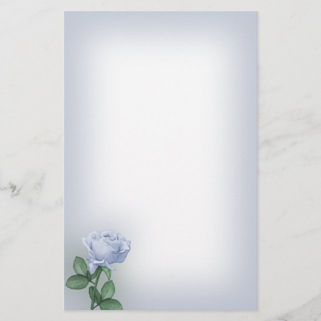 Blue Rose Stationery (Front)