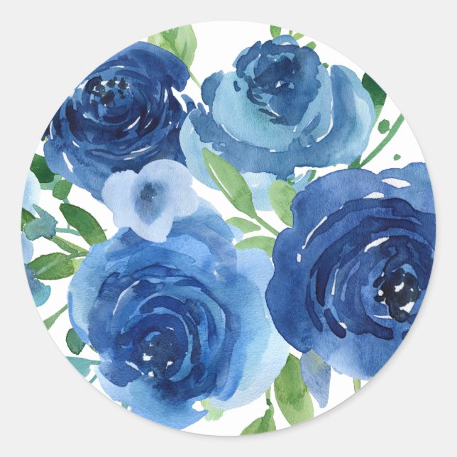 Blue Rose Sticker (Front)