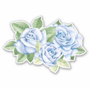 Blue Rose Sticker