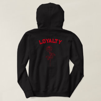 Blue Rose & Wolf (Loyalty)  Hoodie