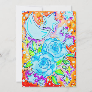 Blue Roses Card