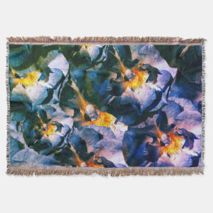Blue Roses, Floral dream  Floral  Blanket