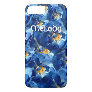 Blue Roses Floral Photo  iPhone 8/7, Barely There iPhone 8 Plus/7 Plus Case