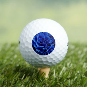 Blue roses flowers plant romance golf balls