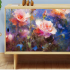 Blue Roses Grow in My Garden Decoupage