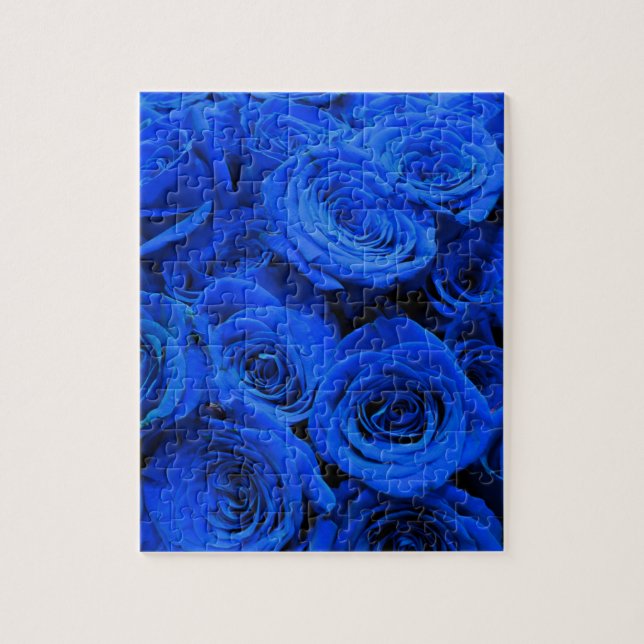 Blue Roses Jigsaw Puzzle (Vertical)
