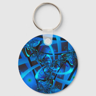 Blue Roses Keychain