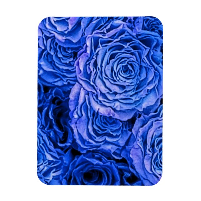 Blue Roses Magnet (Vertical)