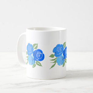 Blue Roses Mug