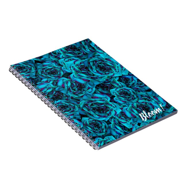 Blue Roses Notebook (Right Side)