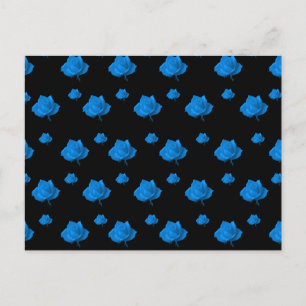 Blue Roses Postcard