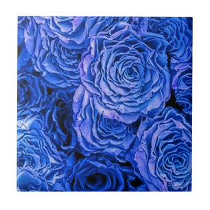 Blue Roses Tile