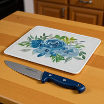 Blue Roses Watercolor