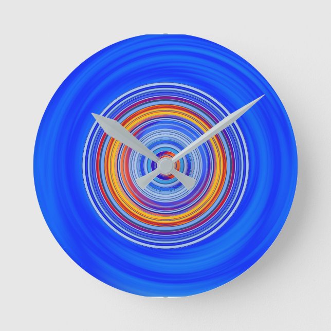 Blue Round Clock (Front)