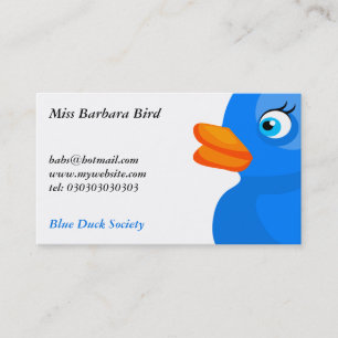 Blue Rubber Duck, Business Card