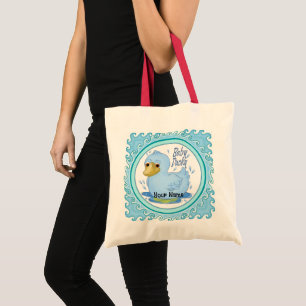 Blue Rubber Ducky Tote Bag