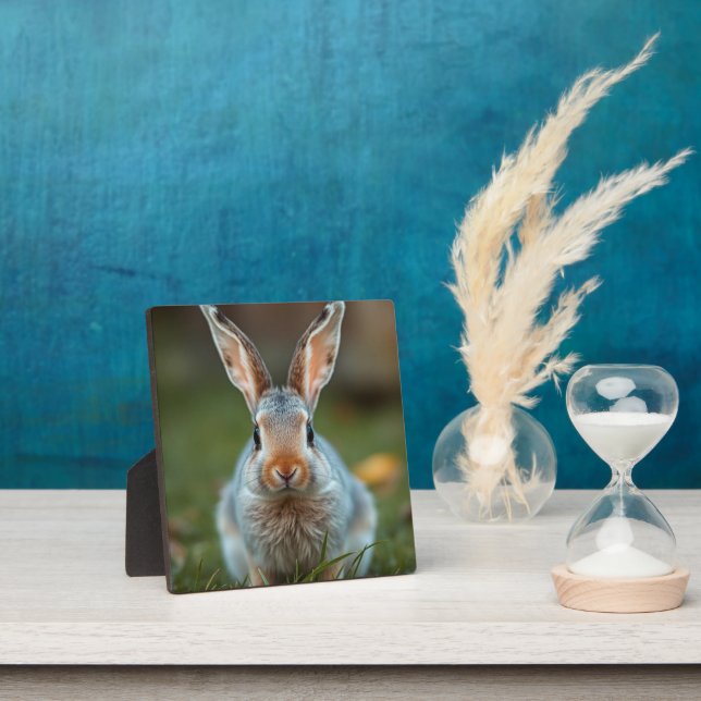 Blue Russian Bunny,  Plaque (Insitu)